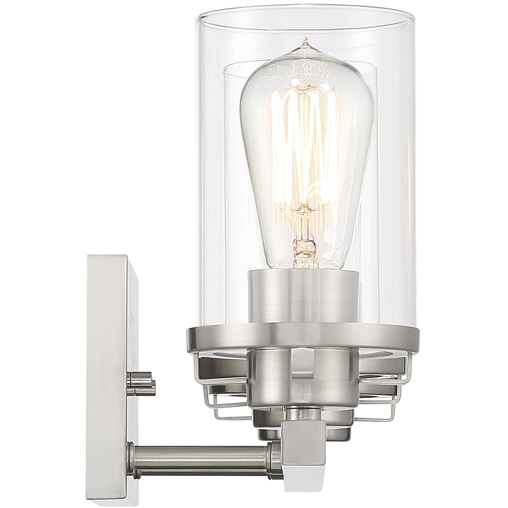 Jedrek 3 Light 24 inch Brushed Nickel Vanity Light Wall Light